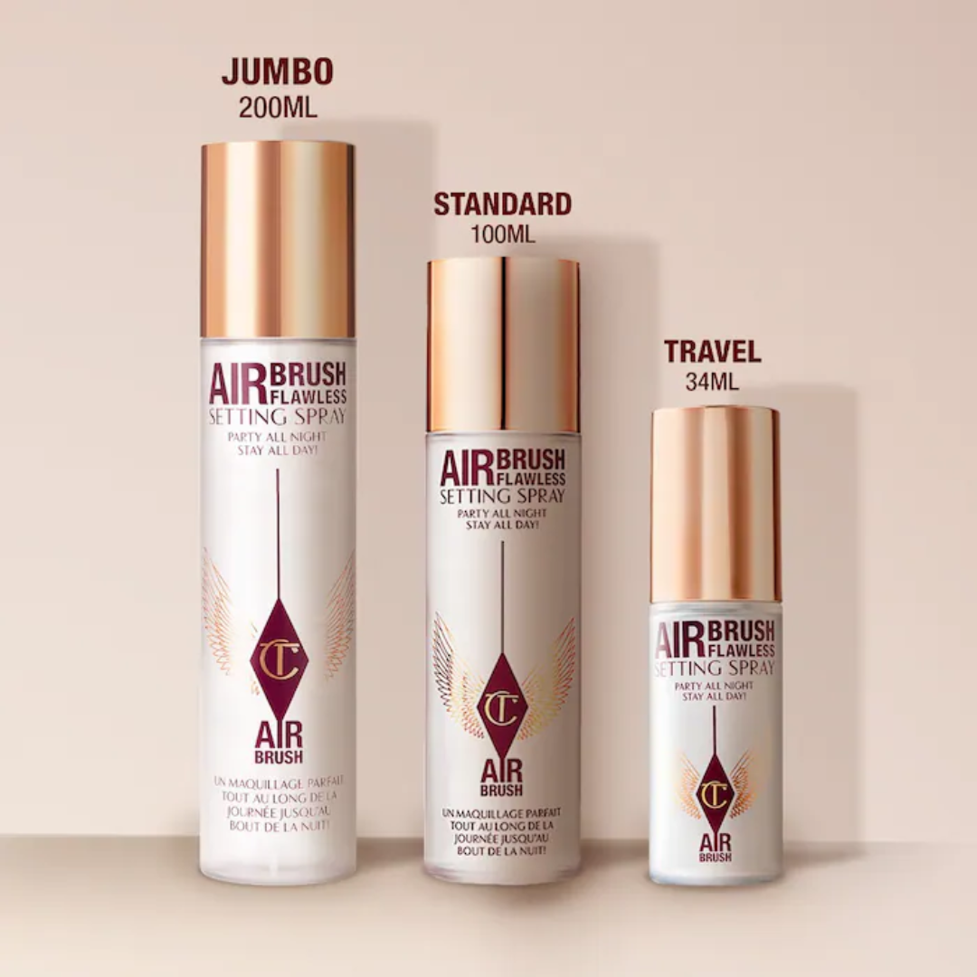 ジャンボ　CHARLOTTE TILBURY　セッティング　スプレー Spray Fixador Charlotte Tilbury Airbrush Flawless Setting Spray