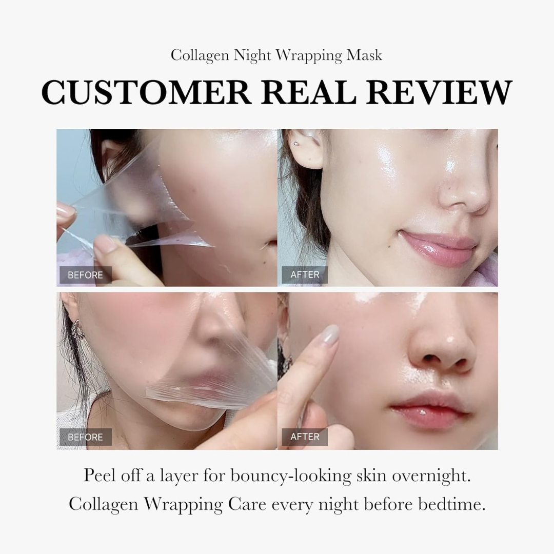 Máscara Facial Noturna Medicube Collagen Night Wrapping Mask 75ml