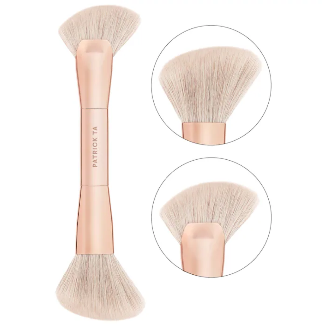 Pincel Duplo de Contorno Patrick Ta Precision Dual Ended Sculpting