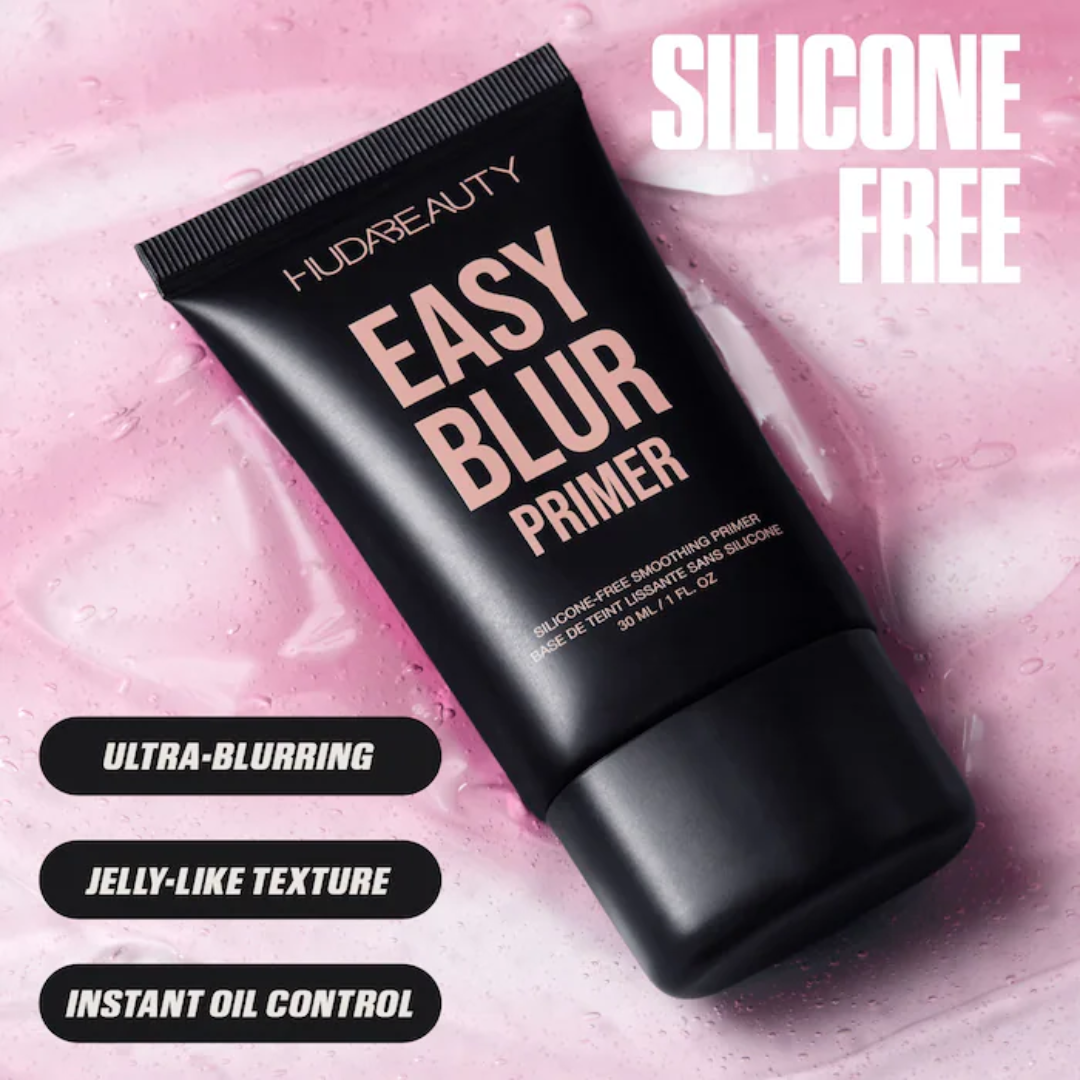 Primer Facial Huda Beauty Easy Blur Silicone-Free Smoothing & Pore