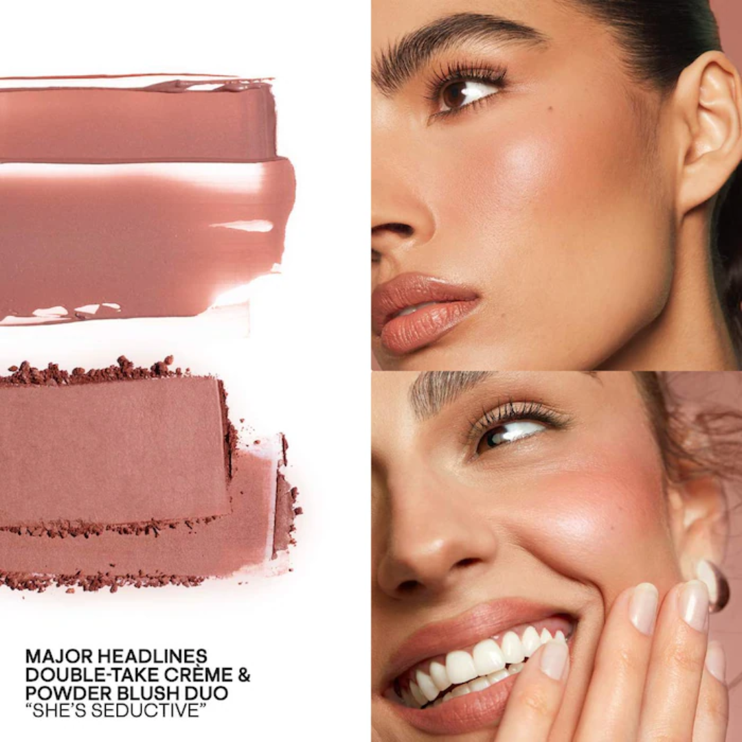 Duo Blush Patrick Ta Major Headlines Double-Take Crème & Powder