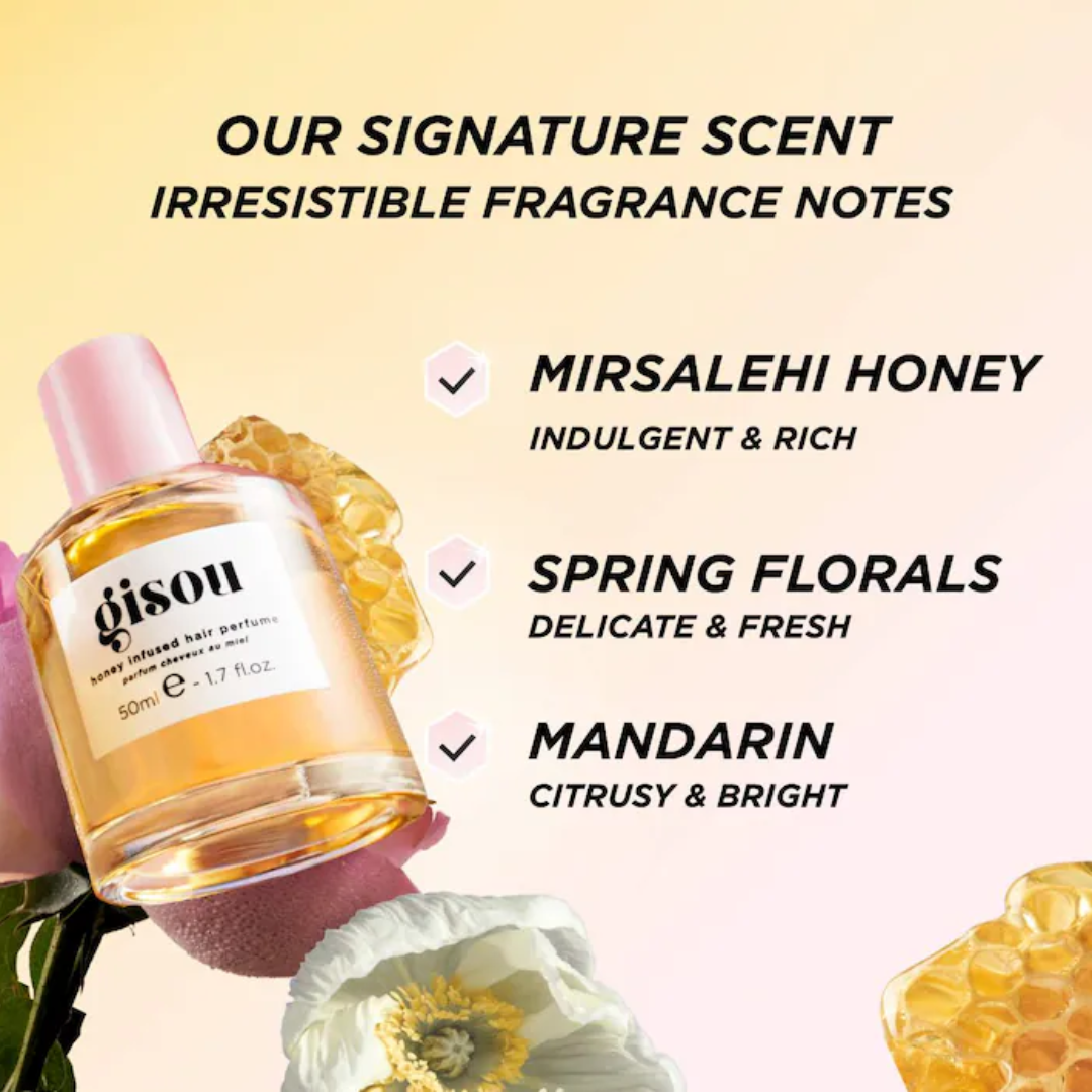 Mini Perfume Capilar Gisou Mini Wildflower Honey Infused Hair