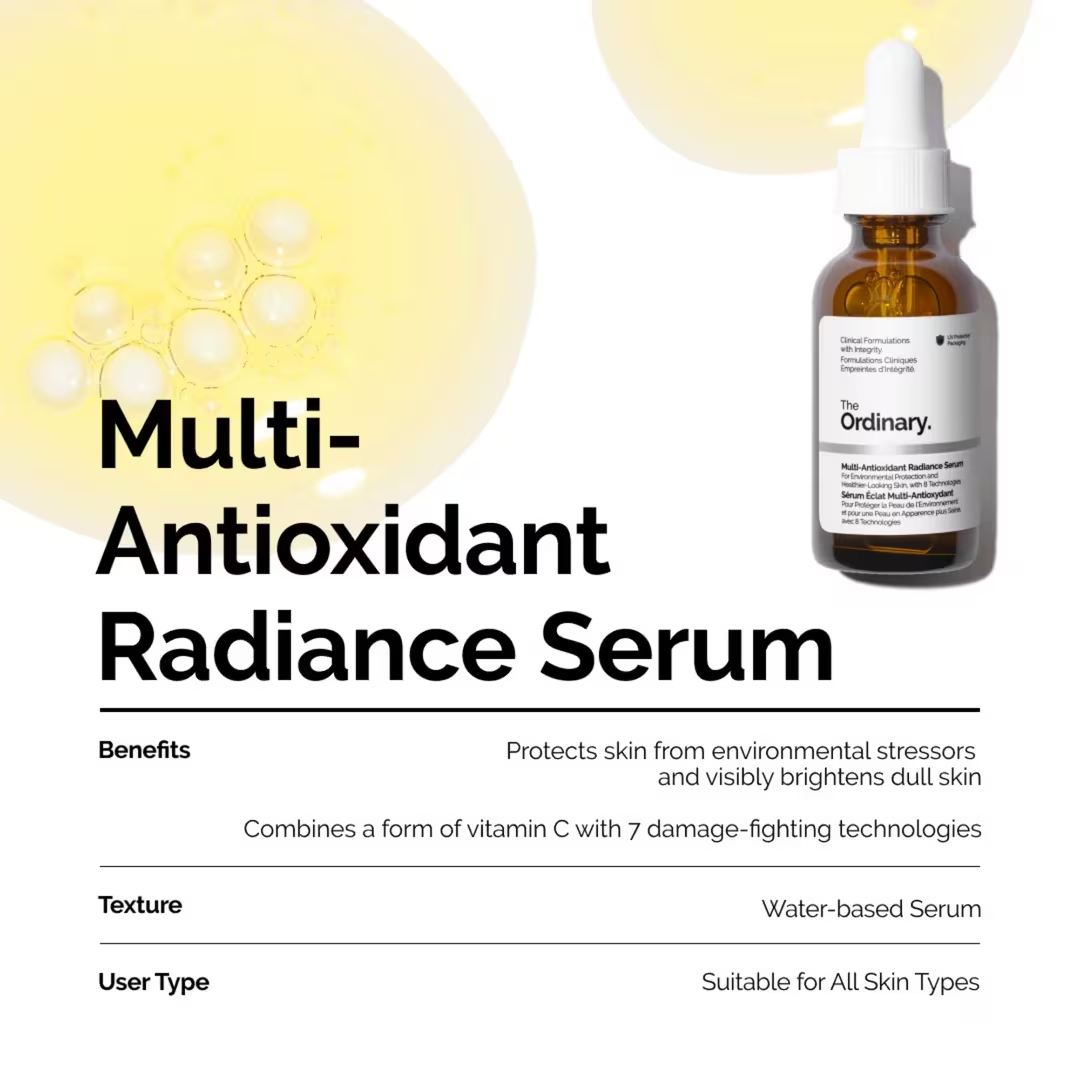 Sérum Facial The Ordinary Multi-Antioxidant Radiance Serum 30ml
