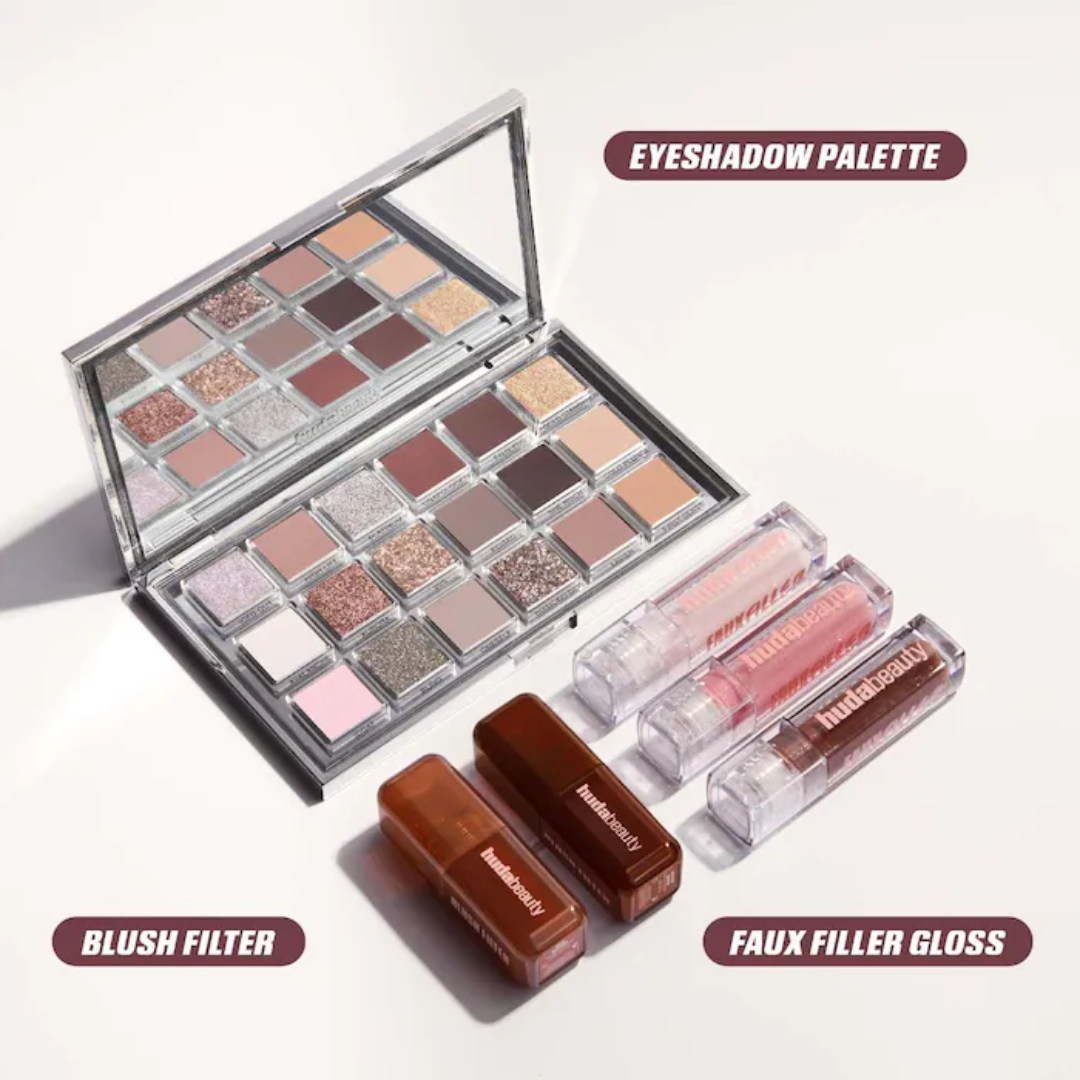 huda beauty ICY NUDE アイシャドウパレット Paleta de Sombras Huda Beauty Icy Nude Eyeshadow Palette