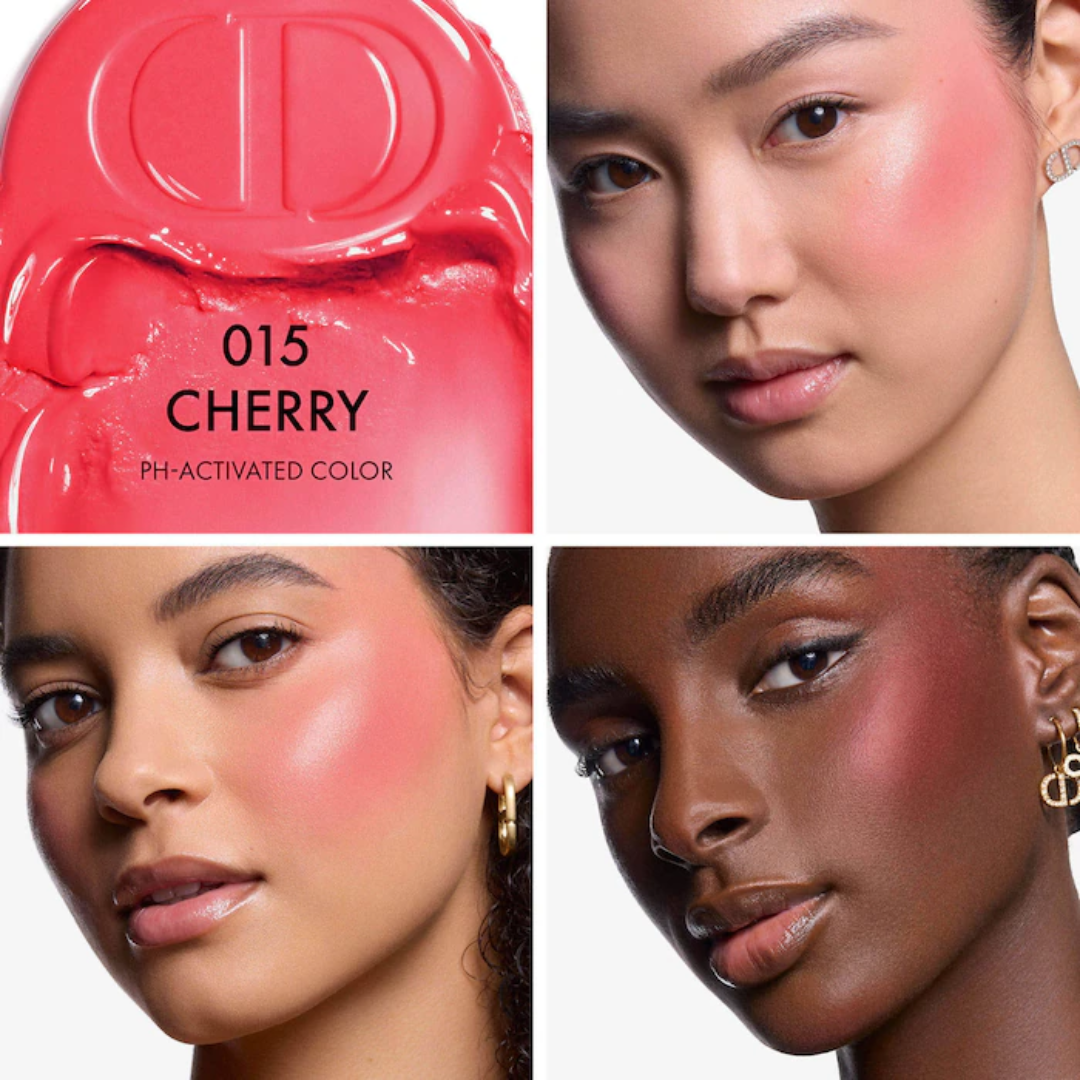 Blush em Stick DIOR Rosy Glow Blush Stick | Cor: 015 Cherry