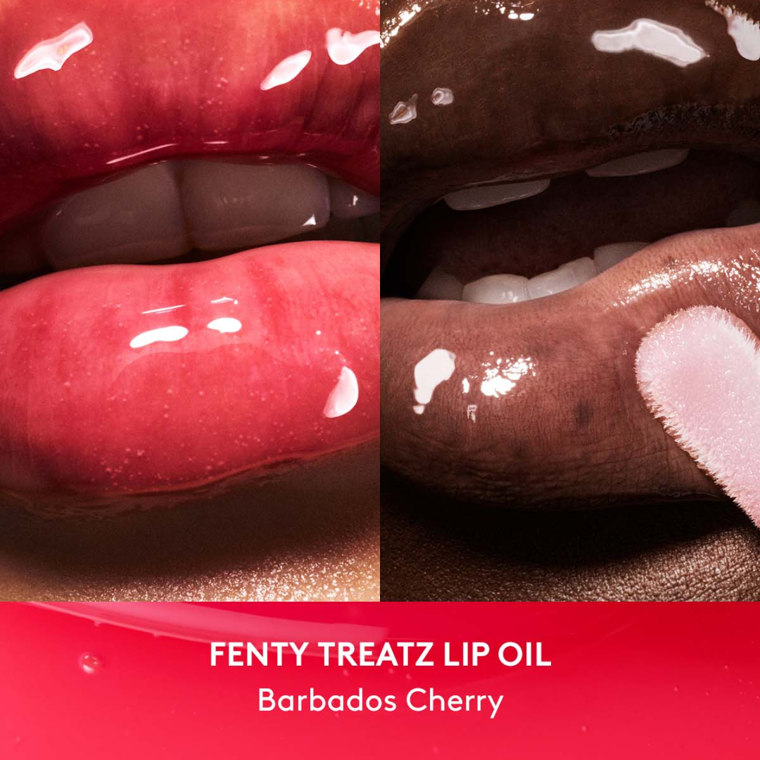 【未開封】The Cherry Trio Set Cherry Kit Labial Fenty Beauty Cherry Mouth 3-Piece Lip Set + Pouch