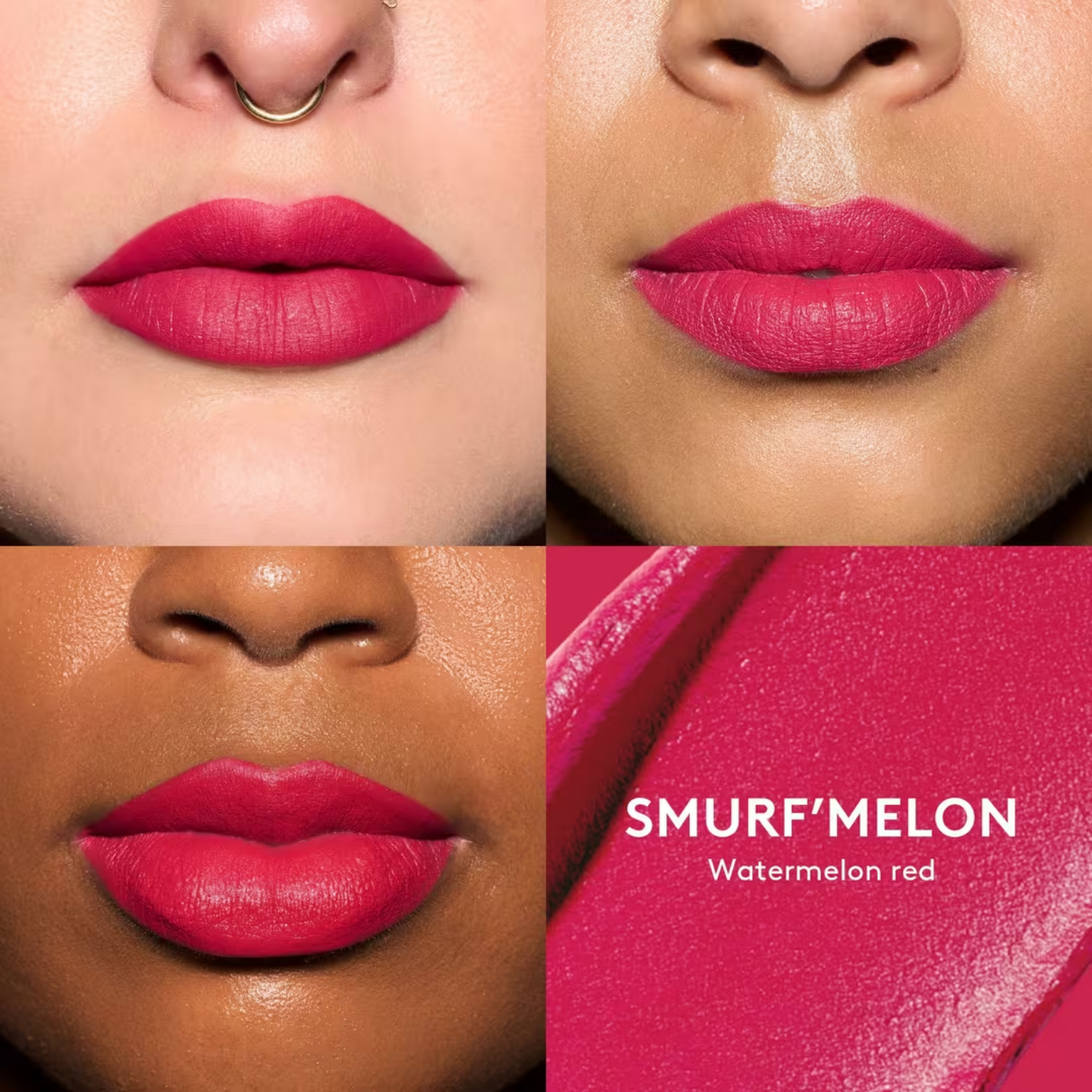 Batom Líquido Fenty Beauty x Smurfs Fenty Icon Velvet Liquid