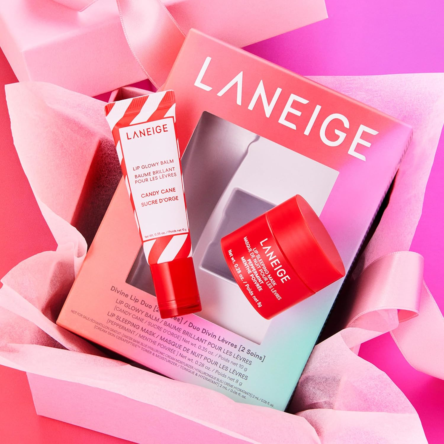 Lip Cream / CD4枚セット Kit Labial Laneige Divine Lip Duo | EDIÇÃO LIMITADA - Imports MDM