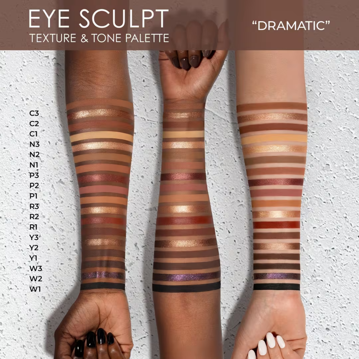 Paleta de Sombras Natasha Denona Eye Sculpt Texture & Tone
