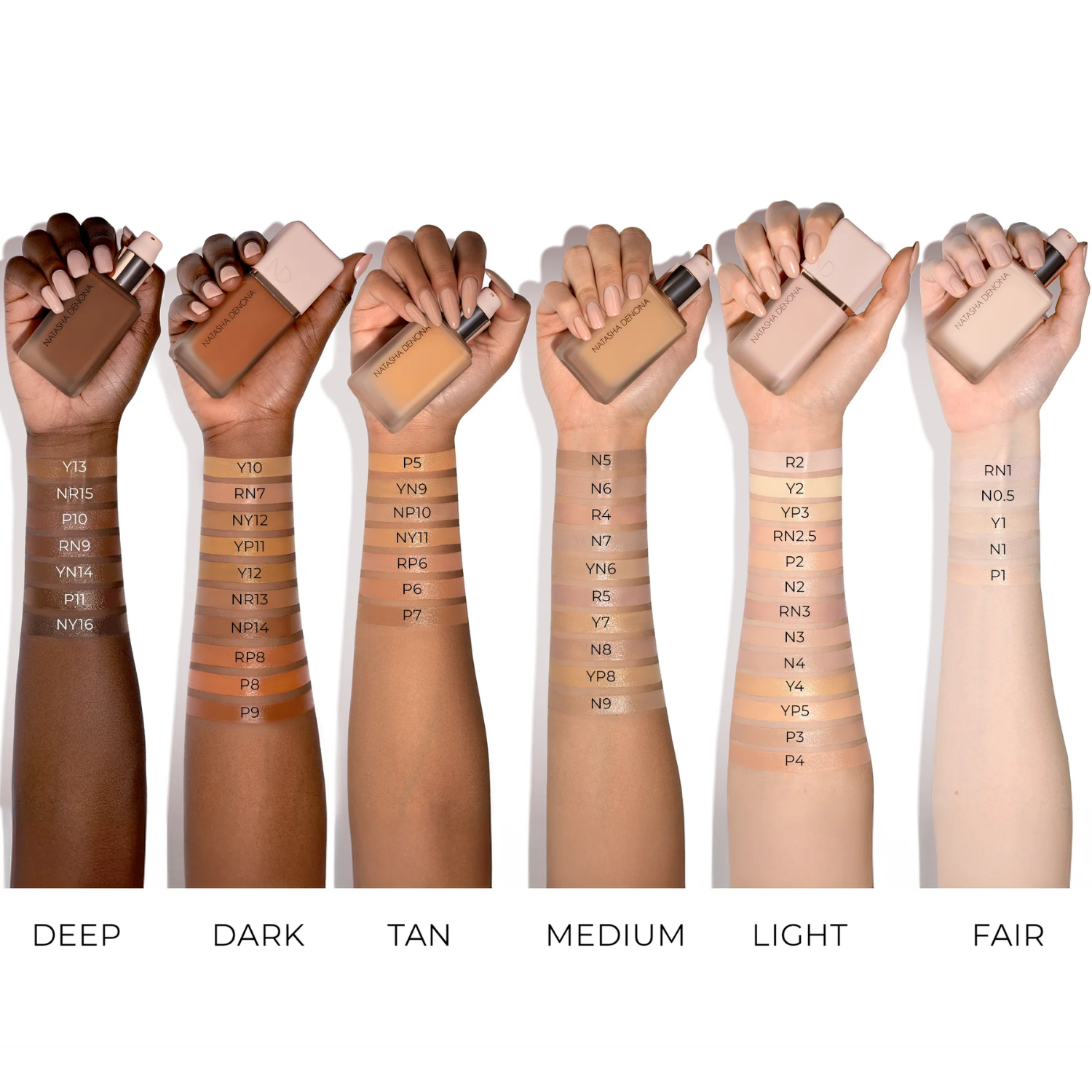 Natasha Denona HYGLAM ファンデーション R2 Base Líquida Natasha Denona Hy-Glam Foundation | Cor: R2 - Imports MDM
