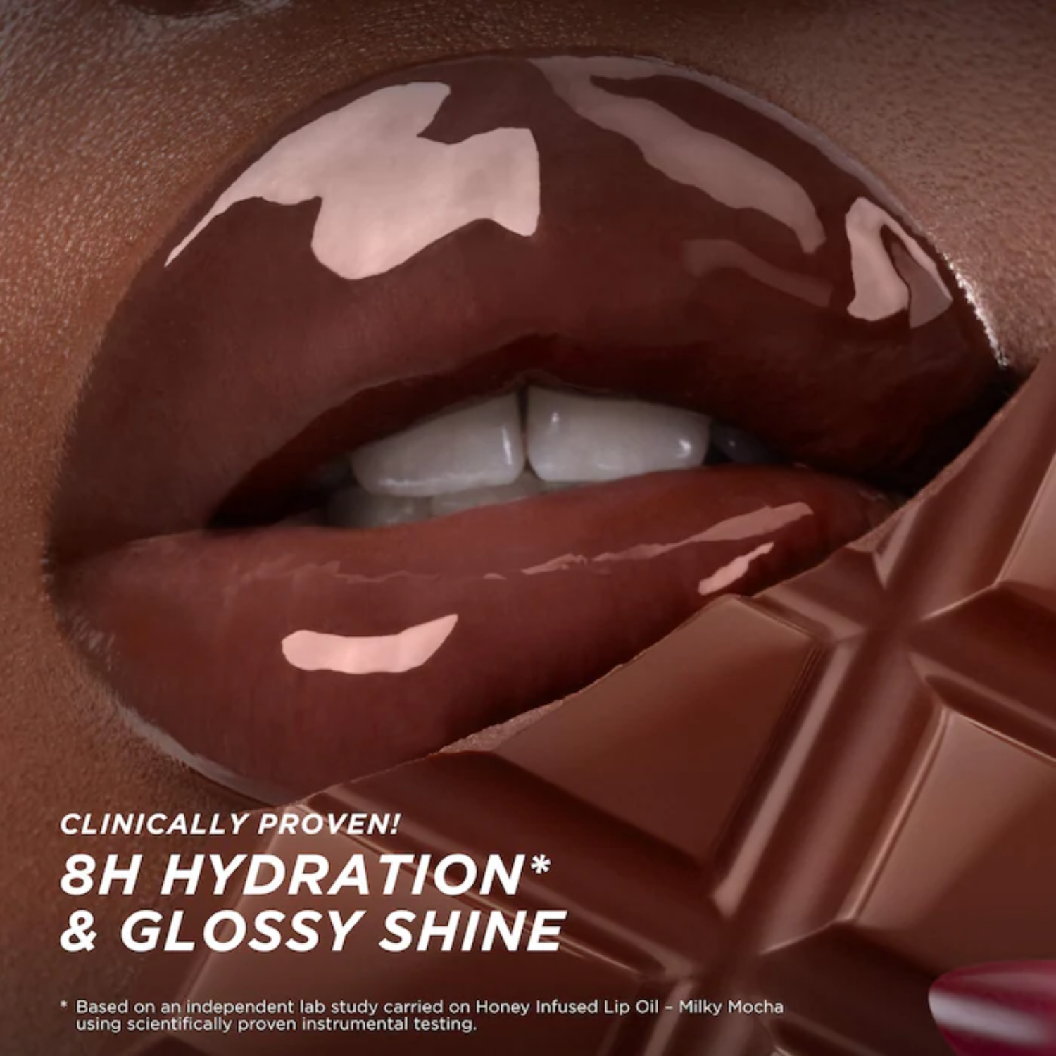 Lip Oil Gisou Honey Infused Hydrating Lip Oil | Cor: Milky Mocha