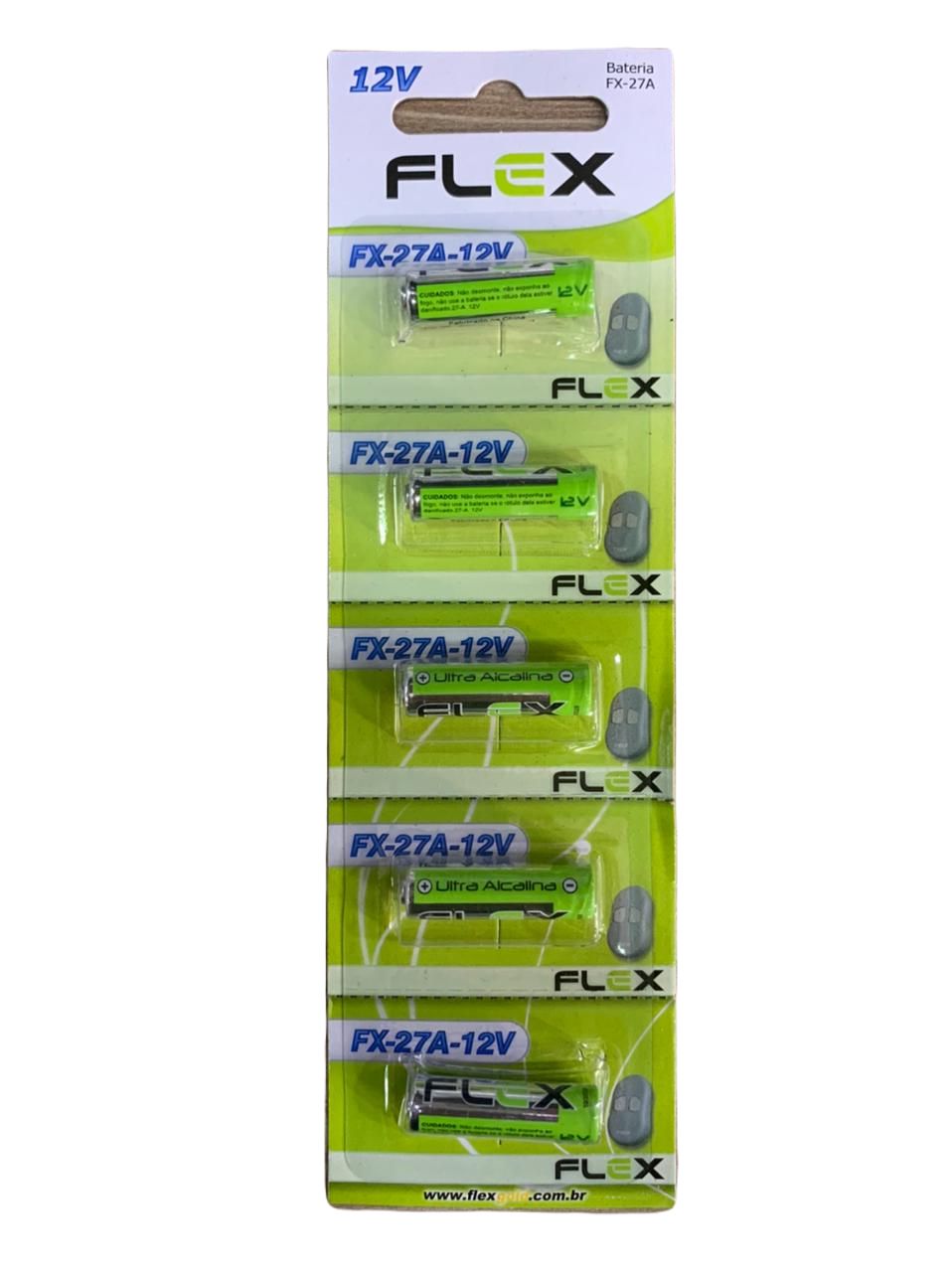 Pilhas Baterias Flex 27a 12v Ultra Alcalina Cartela - AMS ACESSÓRIOS -  Controles Remotos, Cabos e Acessórios