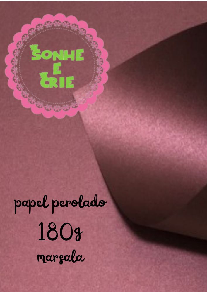 Papel Perolizado 180g A4 Cor Fendi