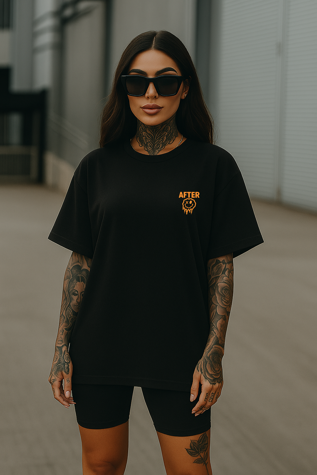 CAMISETA OVERSIZED PRETA MELODIQUINHO SAFADO RAVE FESTA - AFTER STORE