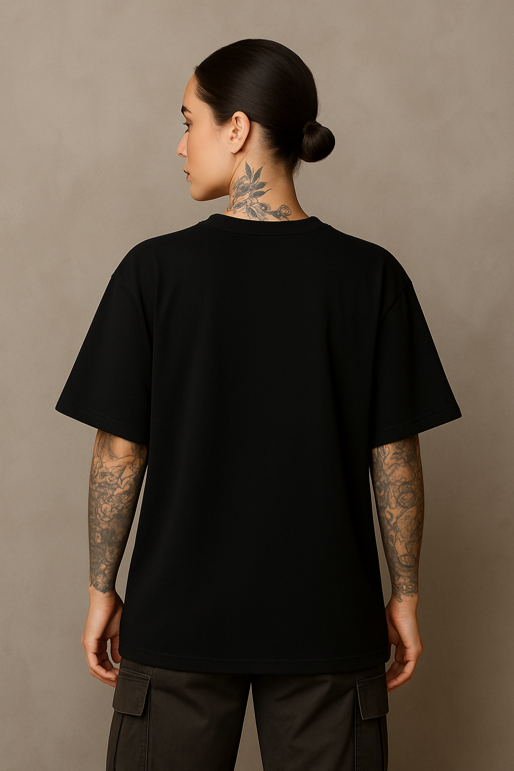 CAMISETA ABACAXI OVERSIZED PRETA FESTA MODO ON - AFTER STORE