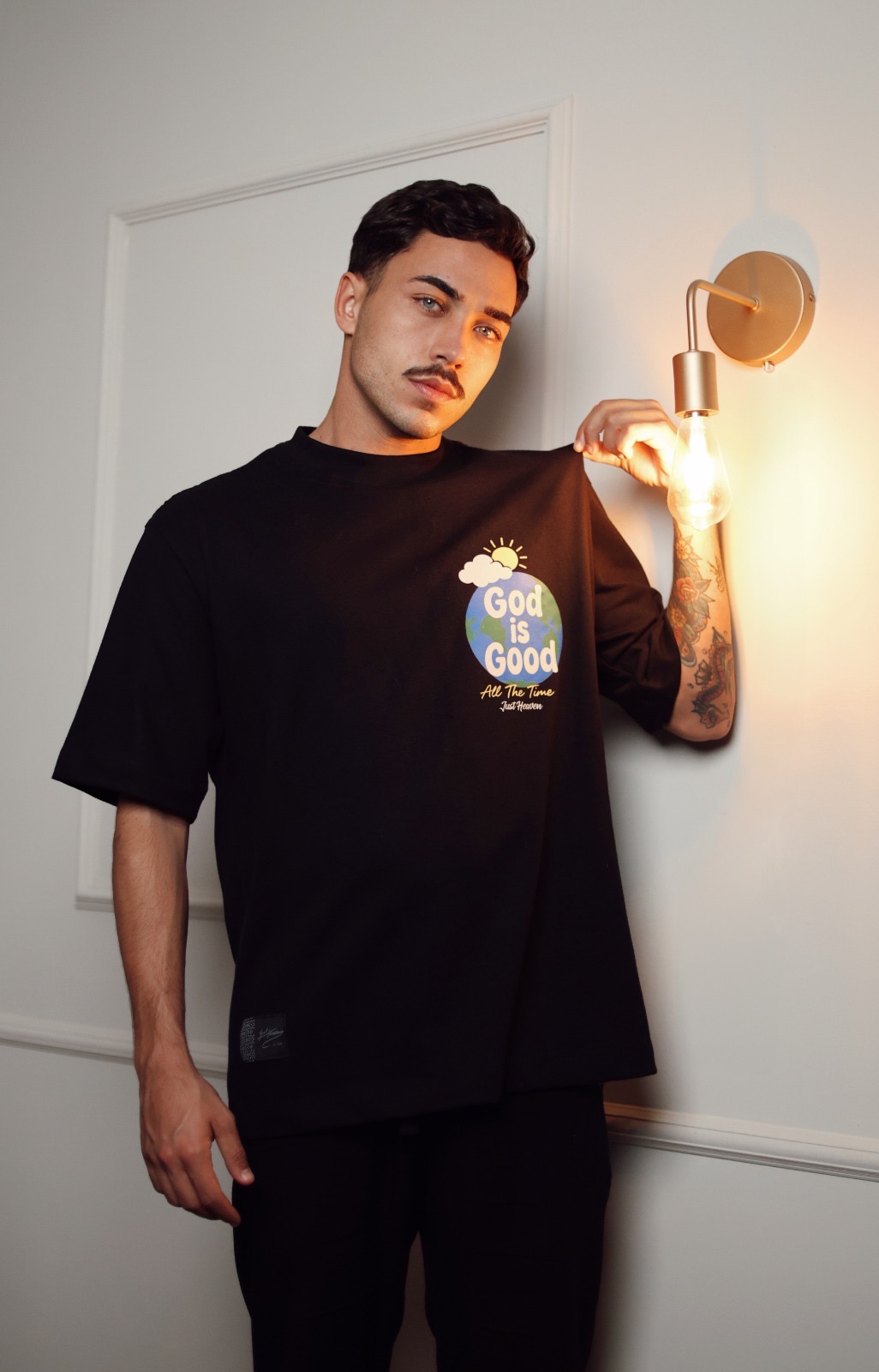 CAMISETA OVERSIZED PRETA GOOD IS GOOD JH PREMIUM - AFTER STORE