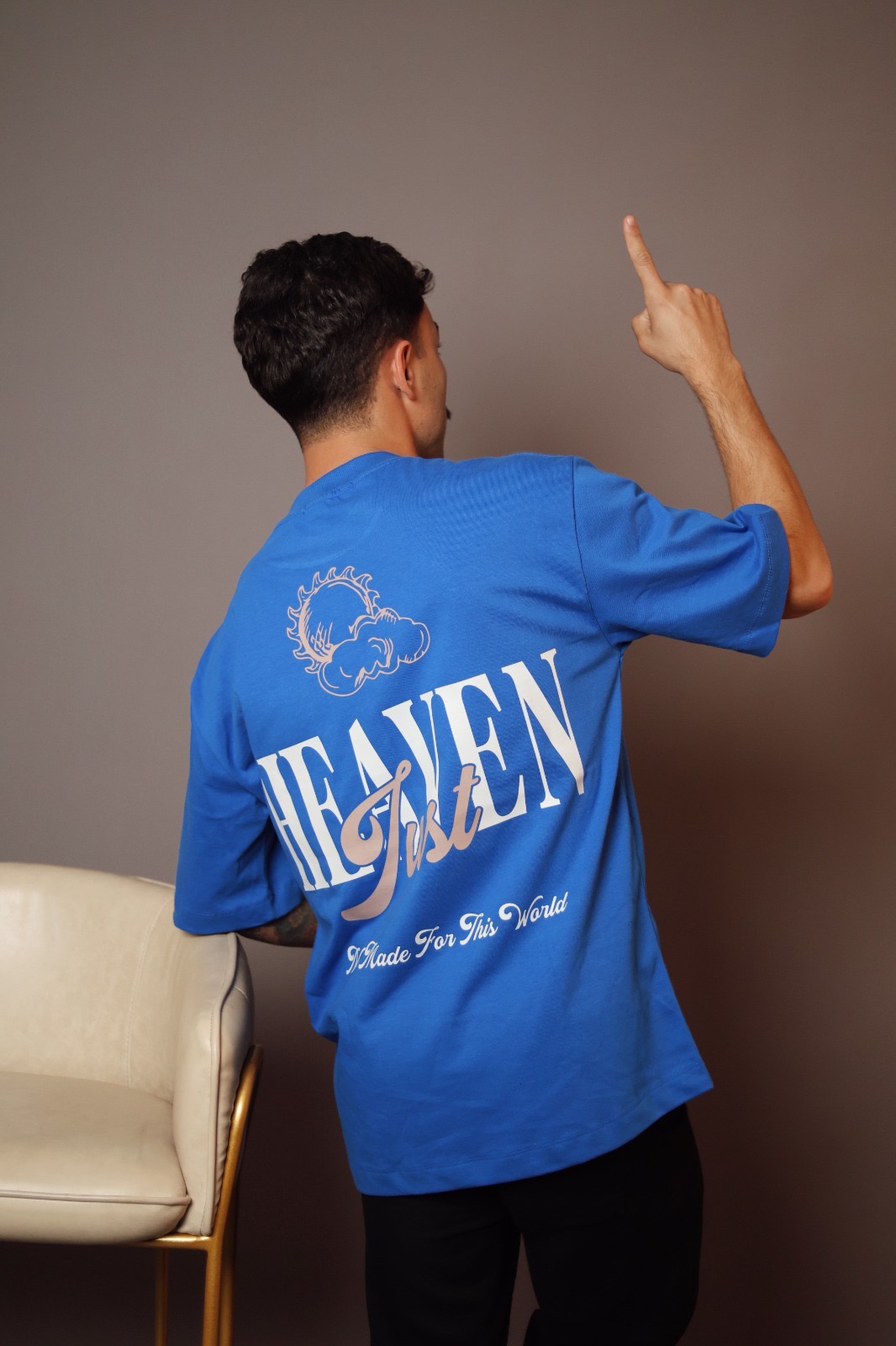 CAMISETA OVERSIZED AZUL GOOD IS GOOD JH PREMIUM - AFTER STORE