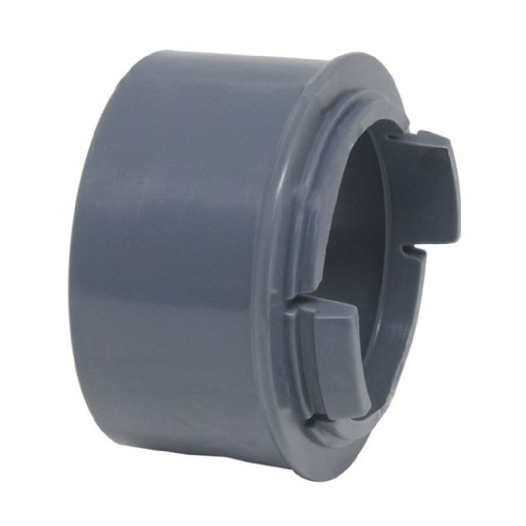 Detalhe do material PVC do adaptador para condulete