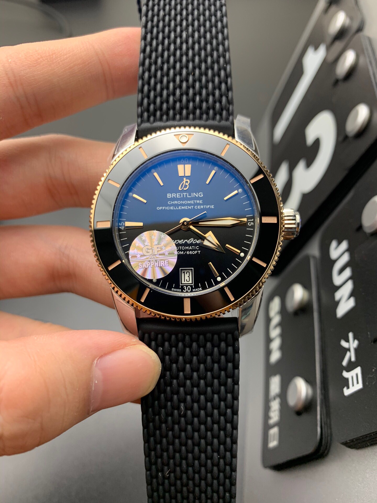 Relógio Breitling Super Ocean Culture "Black" - LLebu: A melhor experiência  de Luxo online do mundo!