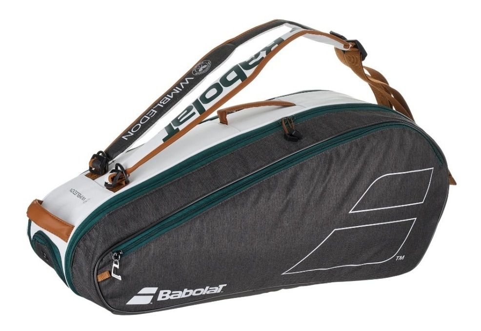 Raqueteira Babolat Pure Wimbledon Rh X6 Game1 Esportes Divers o