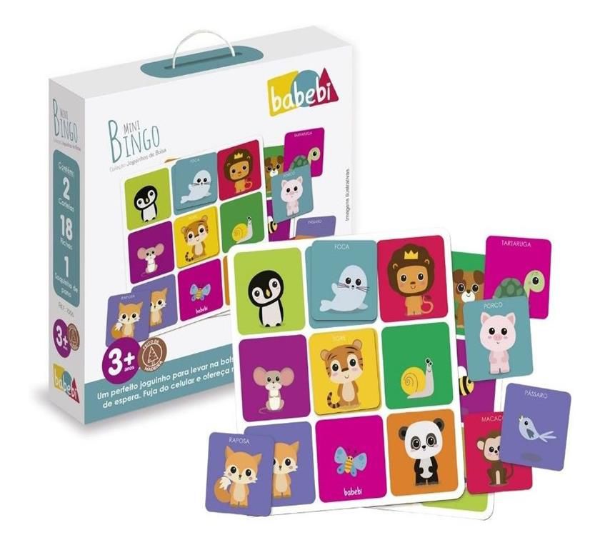 Jogo Bingo do Bichos - ENGENHA KIDS - Produtos e acessórios para bebê