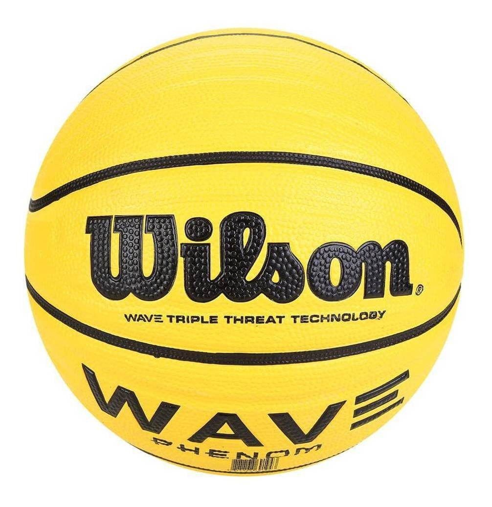 Bola Basquete Wilson Wave Phenom 295 Amarelo - Game1 - Esportes