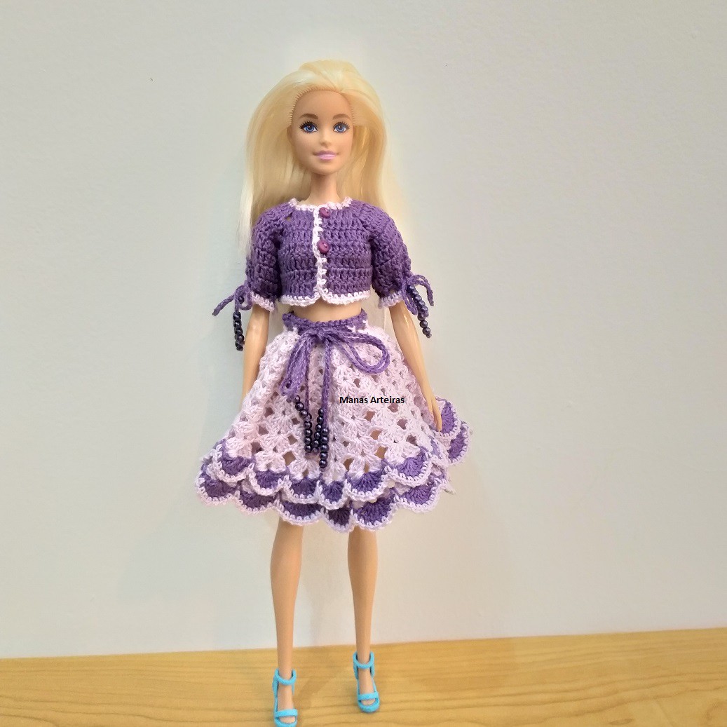 Roupas para boneca barbie - Manas Arteiras