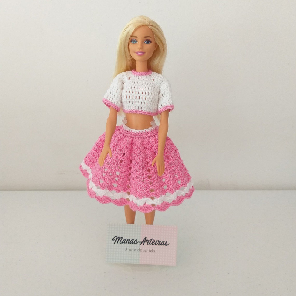 Pink Crochê: Barbie  Roupas de crochê para bonecas, Roupas barbie de crochê,  Roupas de crochê