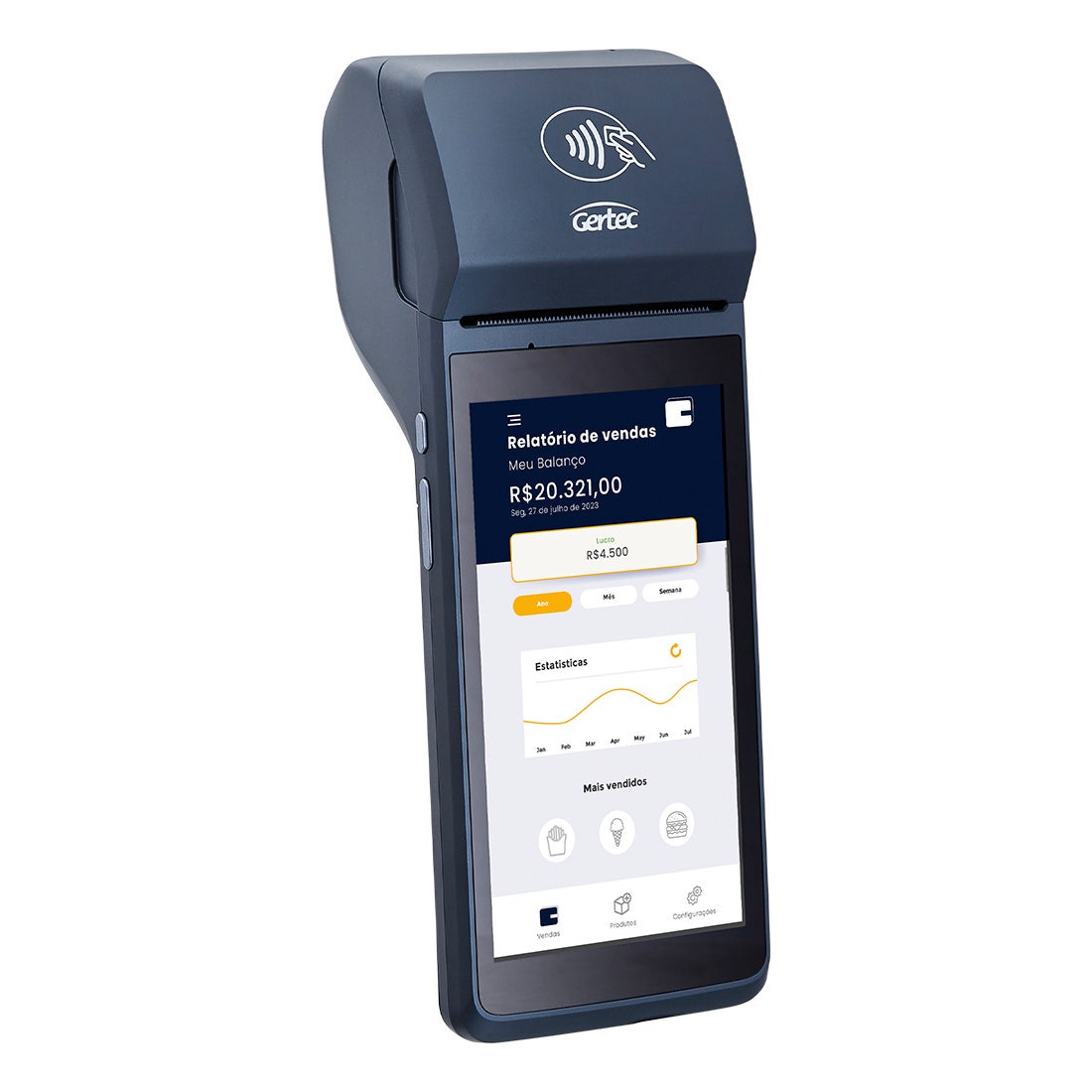 Terminal Smart Gertec TSG810 Android 11 - 50701013 - CODEPRINT