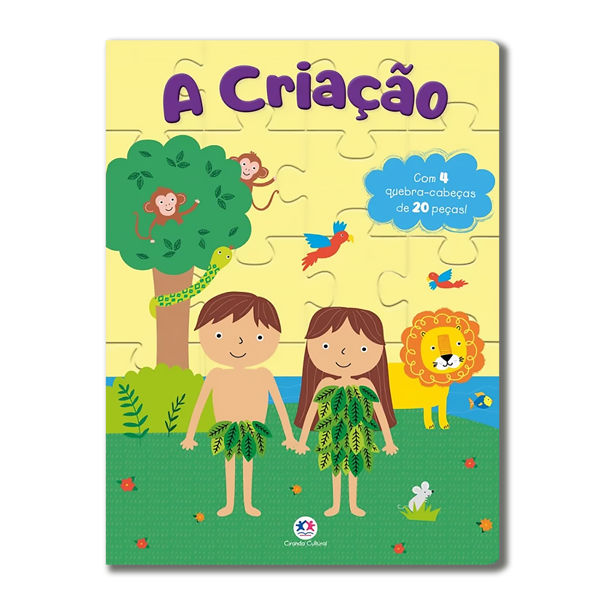 Biblia Infantil Livro Quebra-cabeca - 9786555478556