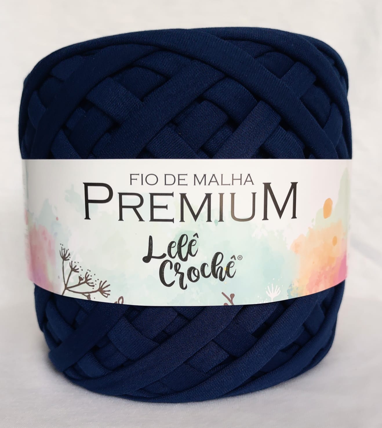 Fios de Malha Premium - Azul Marinho - Loja Lele Crochê