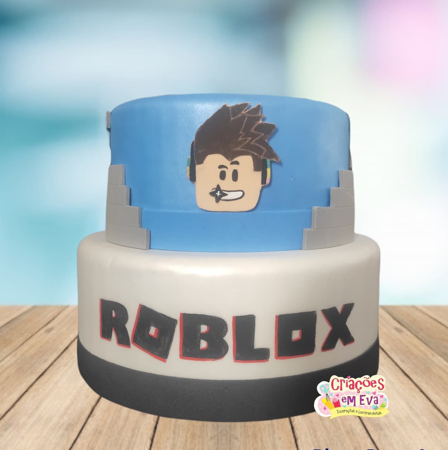 Bolo Fake Roblox - Criaçoes em EVA