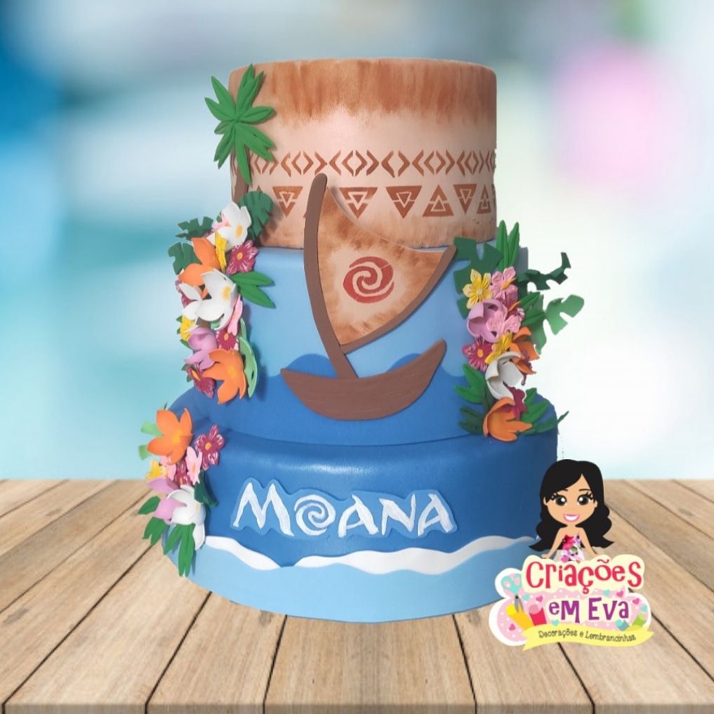 Bolo Fake Moana