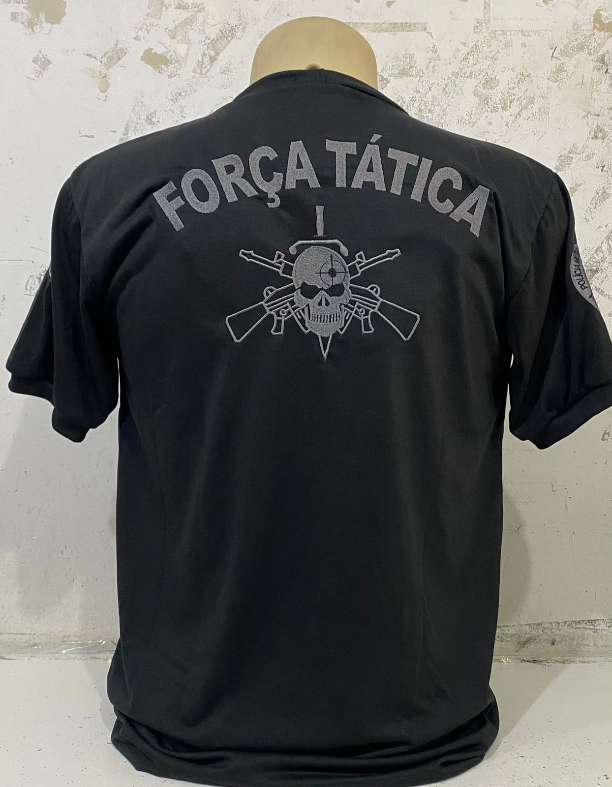 CAMISETA FORÇA TATICA CAMUFLADA - Militar SP-Artigos Militar