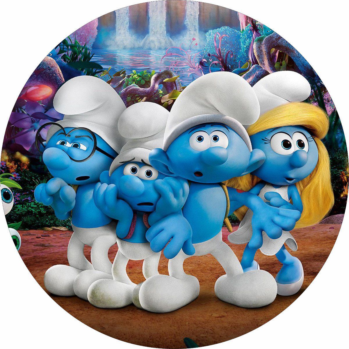 Diverse Porta-chaves Papai Smurf Azul