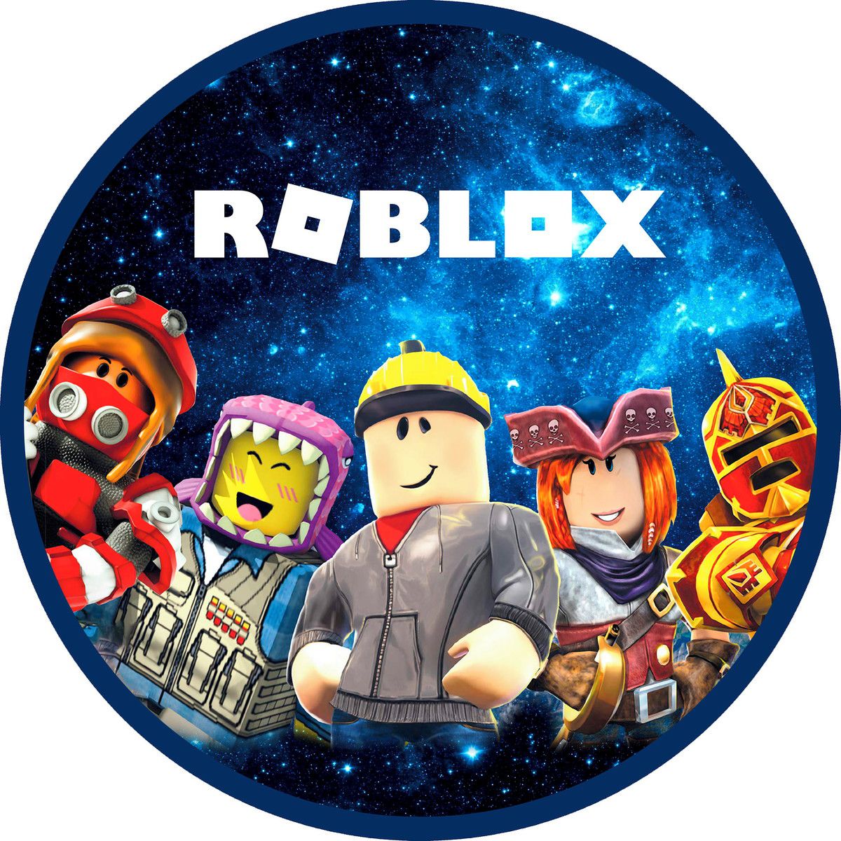 Painel Retangular Roblox - Colorido, Loja