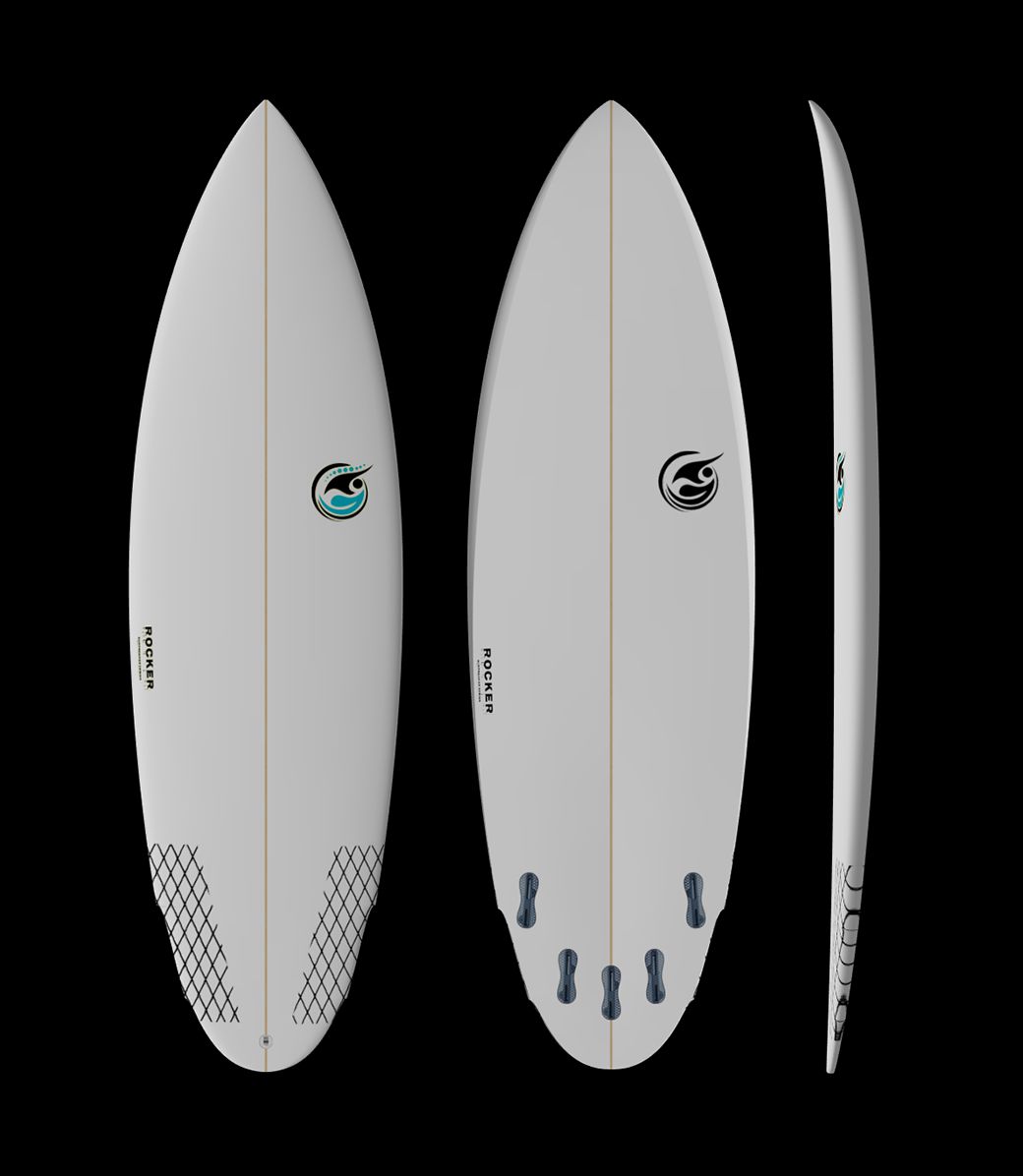 Inverted Rocker Surfboard Model Double Hydro Sob encomenda de 5'6'' a 6'4'' - Rocker Surfboards