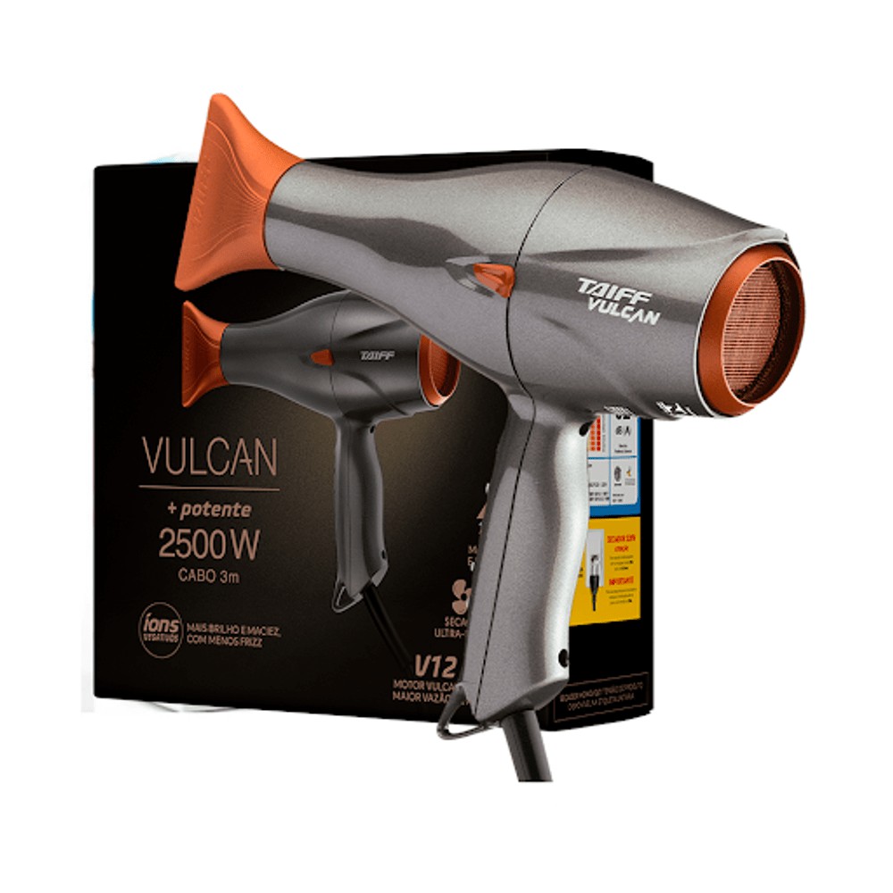 Taiff Secador De Cabelo Profissional Vulcan 2500w - 220v