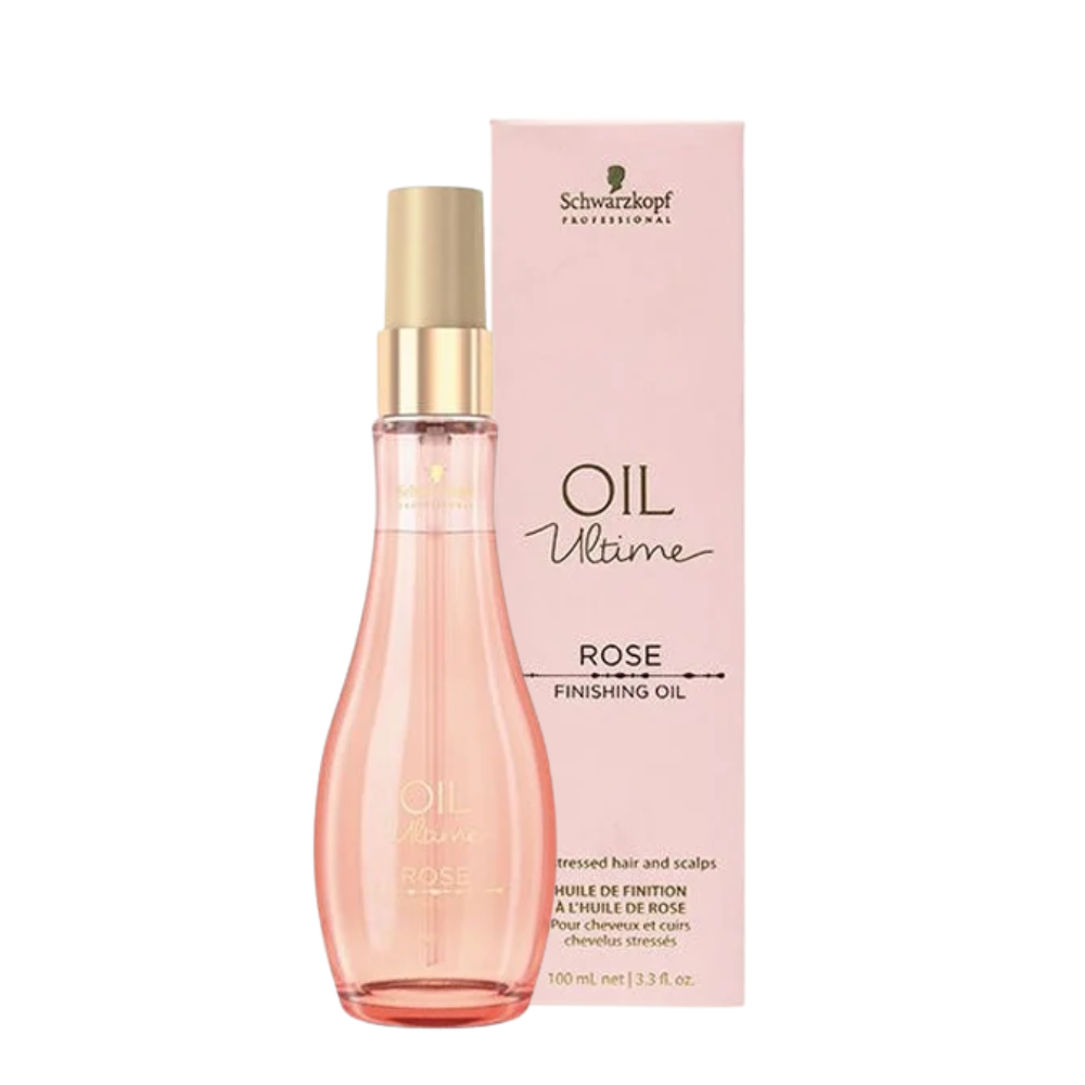 Schwarzkopf Professional Oil Ultime Pink Finishing Oil For Fine And Stressed Hair Purified And Natural Smooths Cuticle Anti Frizz Thermal Protection Nourishing Moisturizing 100ml main image 0