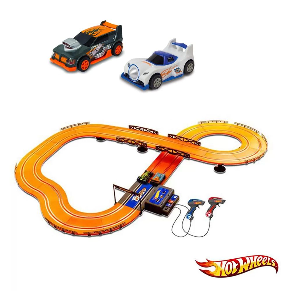 Pista De Carrinho Hot Wheels Com Controle 380cm BR082 - CORDEIRO HOME