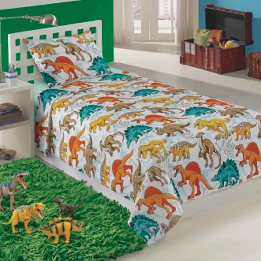 Jogo Lençol Cama Solteiro Lepper Infantil Algodão Dinossauro - Enxovais  Casanova, dinossauro jogo infantil - thirstymag.com