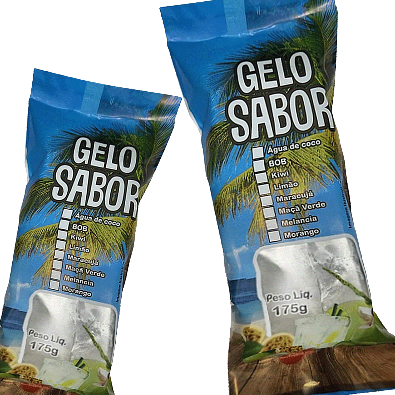 Saco Bopp X Gelo Sabor Pacote Sacos Biz Embalagens