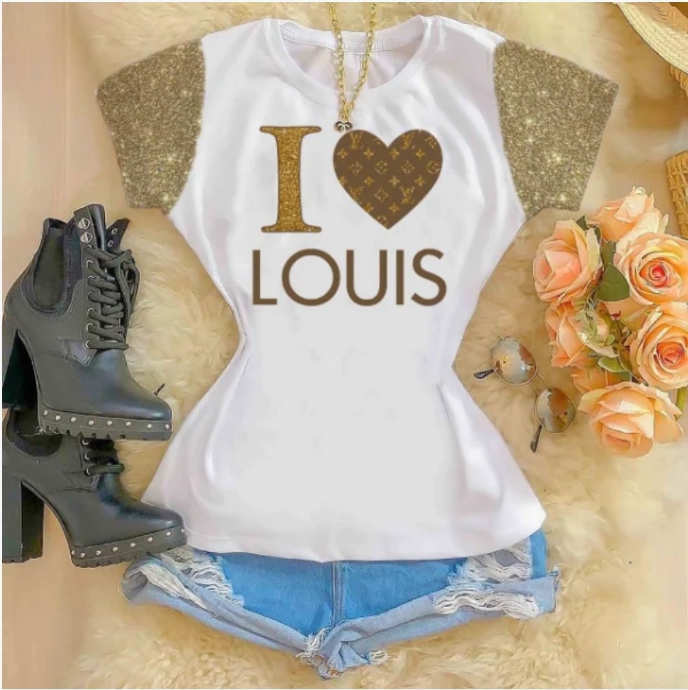 BLUSA T SHIRT FEMININA Louis Vuitton