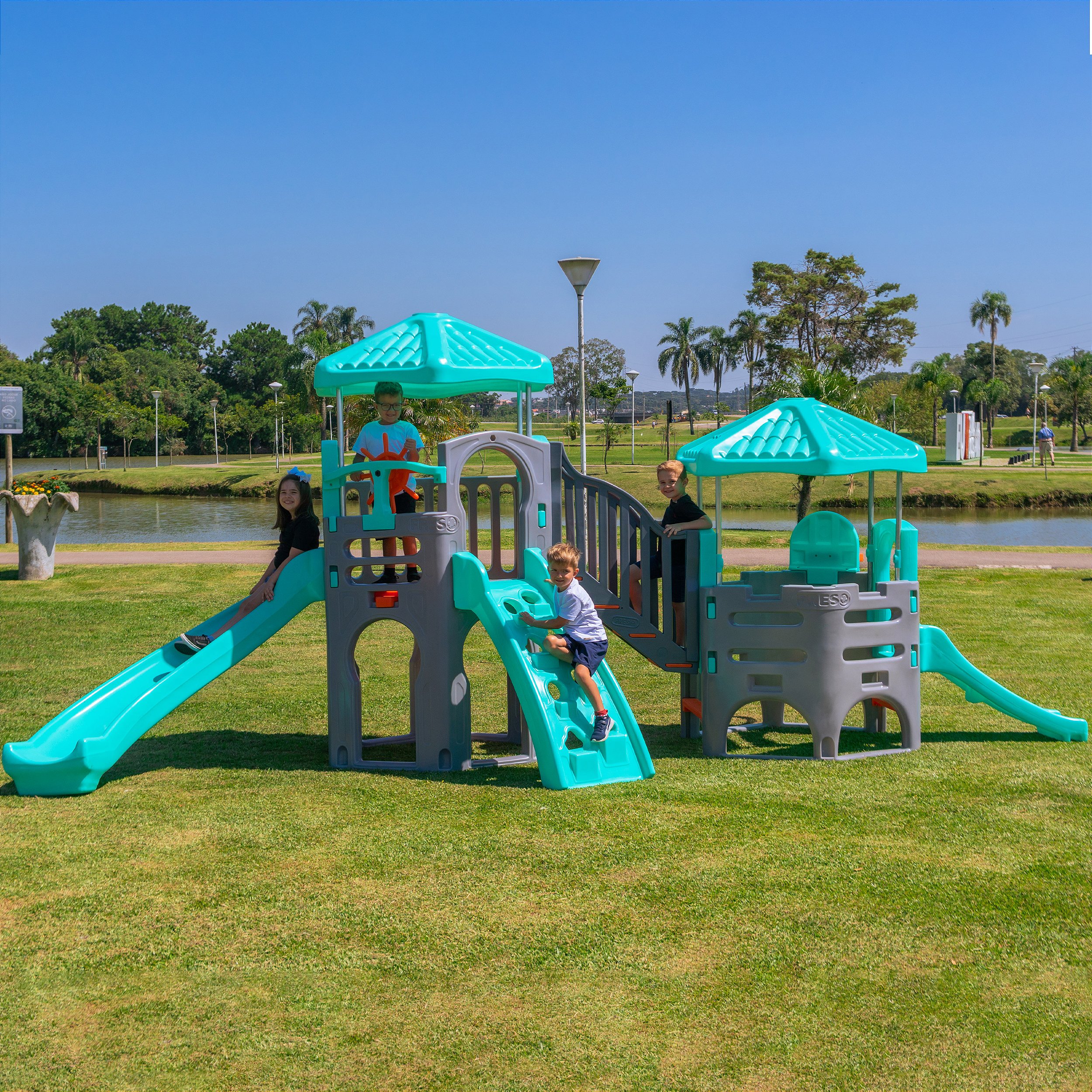 Playground Aqua Spring Freso Com Escorregador Infantil Freso Loja Oficial Playgrounds