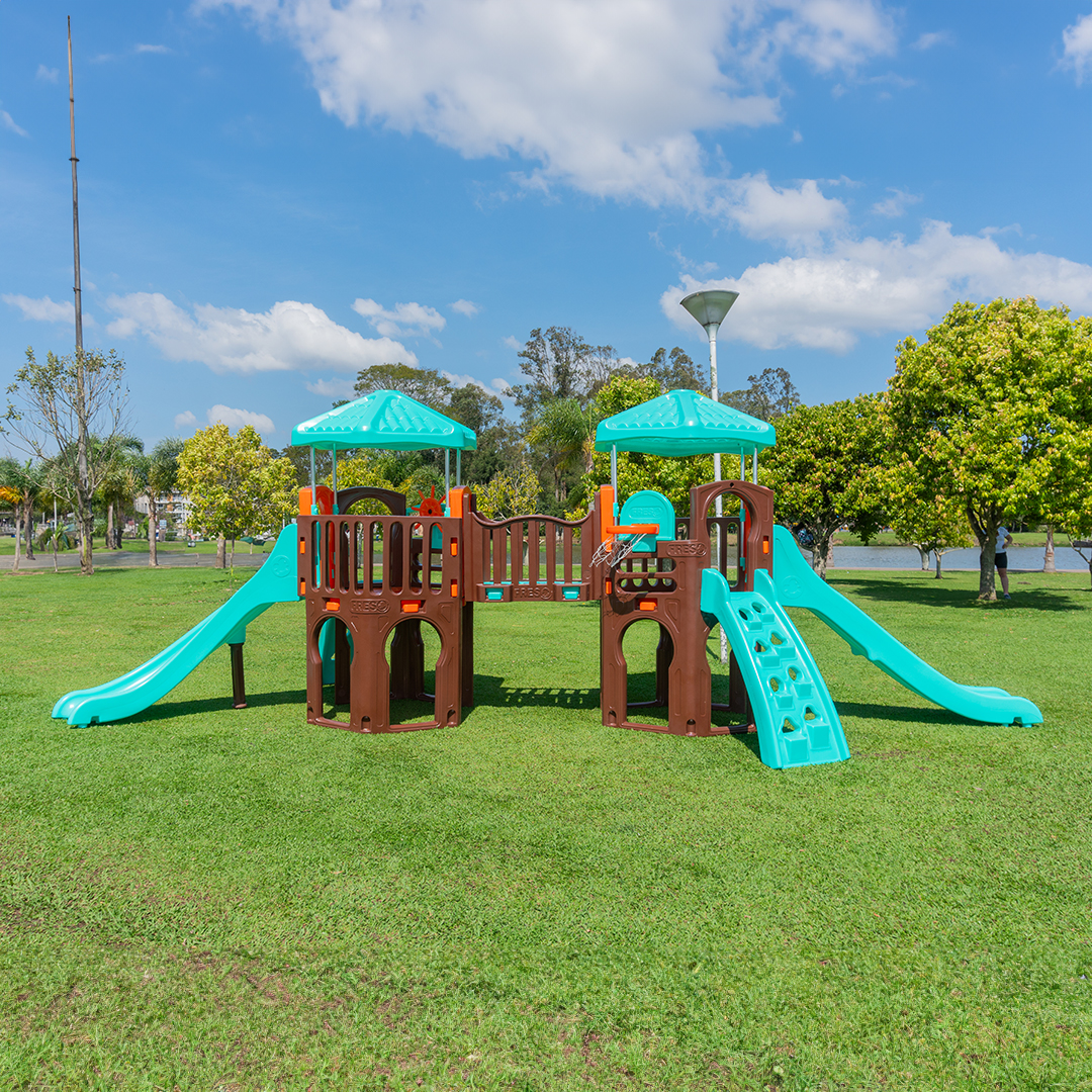 Playground Eco Spring Plus Com Escorregador Infantil Freso Freso Loja Oficial Playgrounds