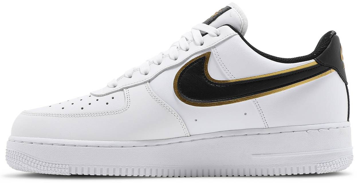 metallic swoosh air force 1
