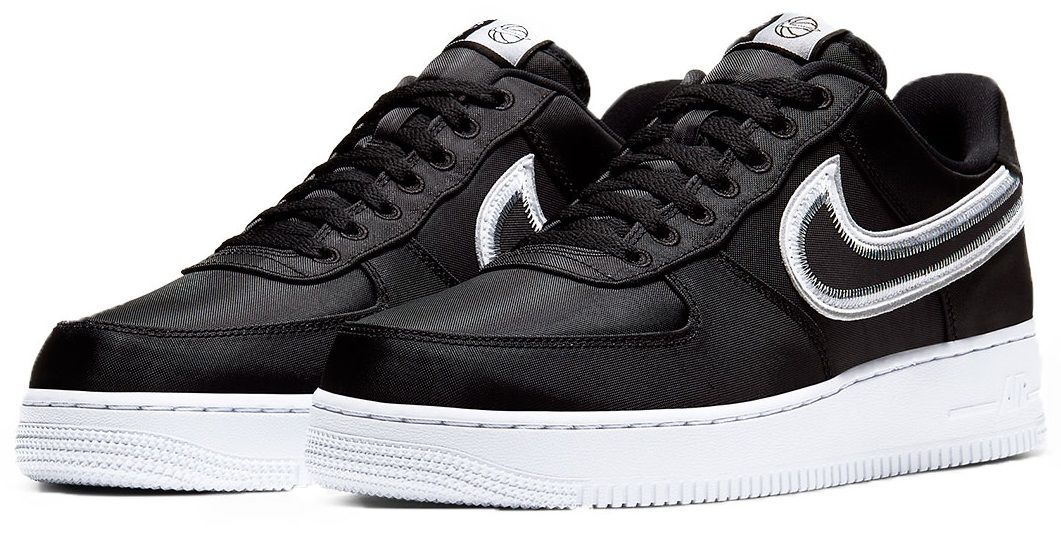 Nike Air Force 1 Low Reverse Stitch Black SS 20 2020 