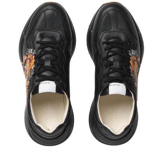 TÊNIS GUCCI RHYTON COURO ' TIGER PRINT ' - Quem entende de tênis ...