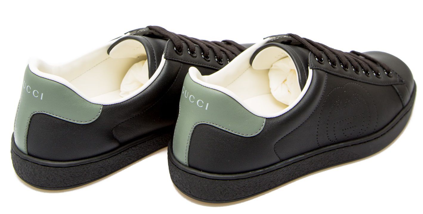 SAPATÊNIS GUCCI ACE ' BLACK GG ' - Os melhores sneakers estão aqui