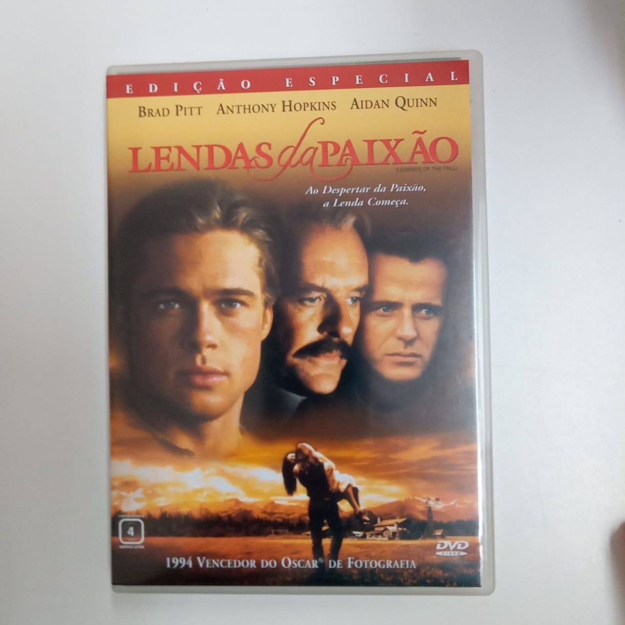 Blu Ray Lendas da paixão - filme com Brad Pitt Anthony Hopkins e Aidan  Quinn